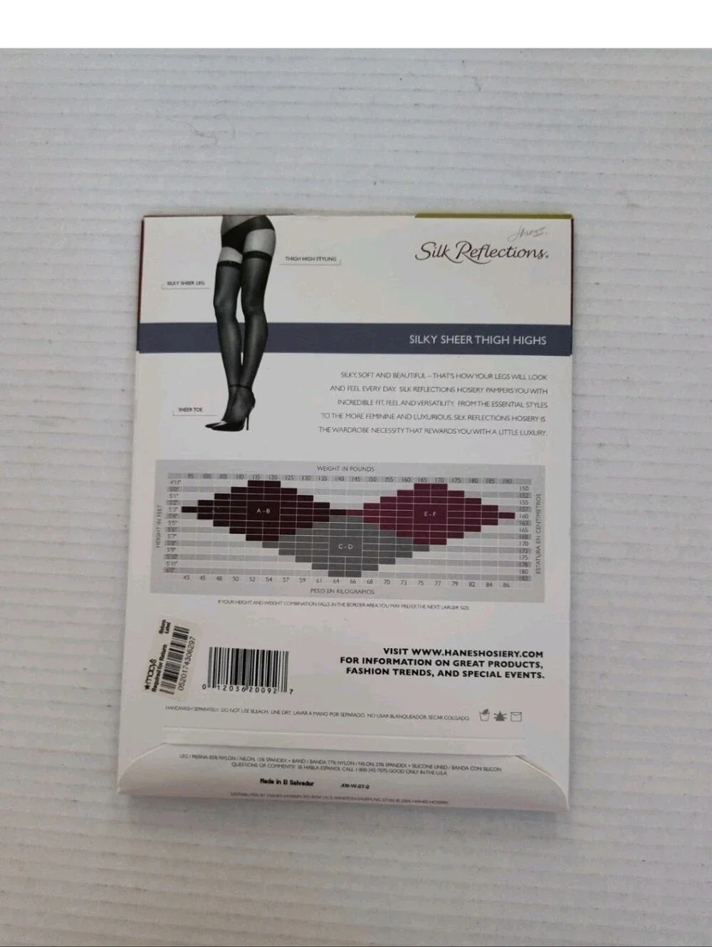 Hanes silky sheer